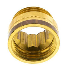 G 1'' F/M Extensión de latón DIN 3523 - 15 mm