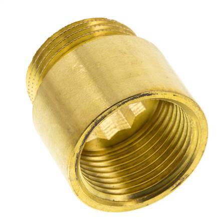 G 1'' F/M Extensión de latón DIN 3523 - 25 mm