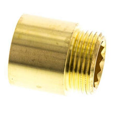 G 1'' F/M Extensión de latón DIN 3523 - 30 mm