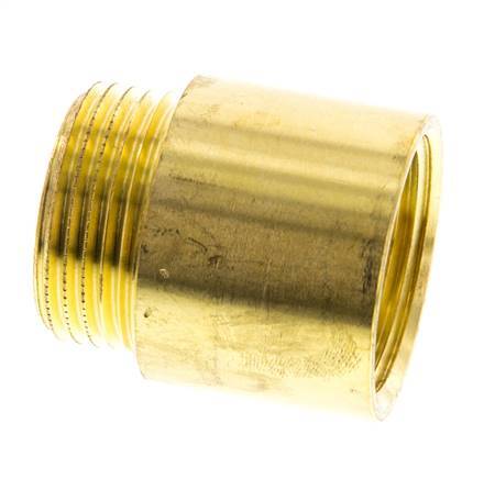 G 1'' F/M Extensión de latón DIN 3523 - 30 mm