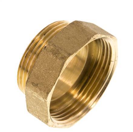 G 1 1/2'' x G 1 1/4'' F/M Anillo reductor de latón 16 Bar