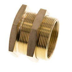 G 1 1/2'' x M54x2 F/M Brass Bulkhead Fitting 16 Bar