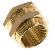 G 1 1/2'' x M54x2 F/M Brass Bulkhead Fitting 16 Bar
