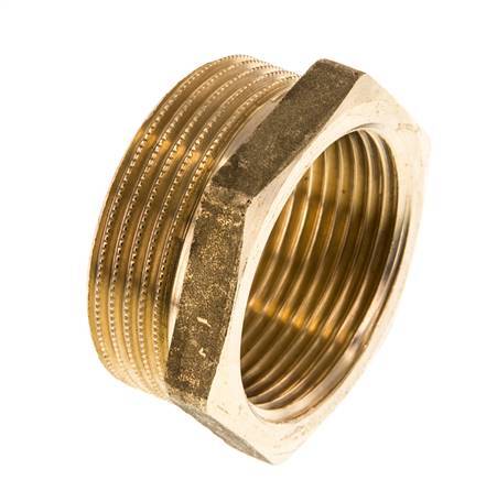G 1 1/4'' x G 1 1/2'' F/M Anillo reductor de latón 16 Bar