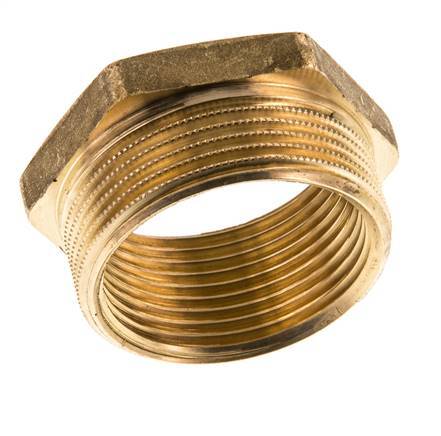 G 1 1/4'' x G 1 1/2'' F/M Anillo reductor de latón 16 Bar