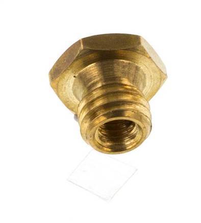M3 x M5 F/M Brass Reducing Ring 16 Bar [5 Pieces]