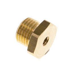 M5 x G 1/4'' F/M Brass Reducing Ring 16 Bar [10 Pieces]