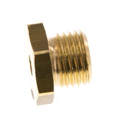 M5 x G 1/4'' F/M Brass Reducing Ring 16 Bar [10 Pieces]