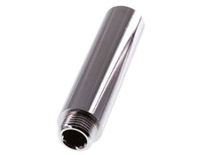 G 1/2'' F/M Extensión de latón cromado DIN 3523 - 100 mm