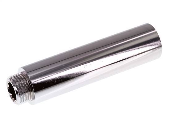 G 1/2'' F/M Extensión de latón cromado DIN 3523 - 100 mm