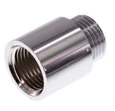 G 1/2'' F/M Extensión de latón cromado DIN 3523 - 25 mm