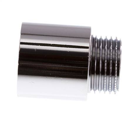 G 1/2'' F/M Extensión de latón cromado DIN 3523 - 25 mm