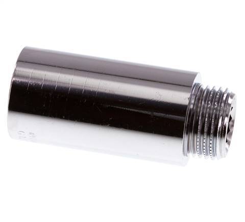 G 1/2'' F/M Extensión de latón cromado DIN 3523 - 50 mm