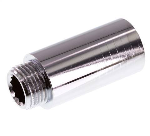 G 1/2'' F/M Extensión de latón cromado DIN 3523 - 50 mm