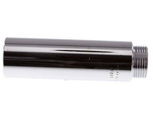 G 3/4'' F/M Extensión de latón cromado DIN 3523 - 100 mm