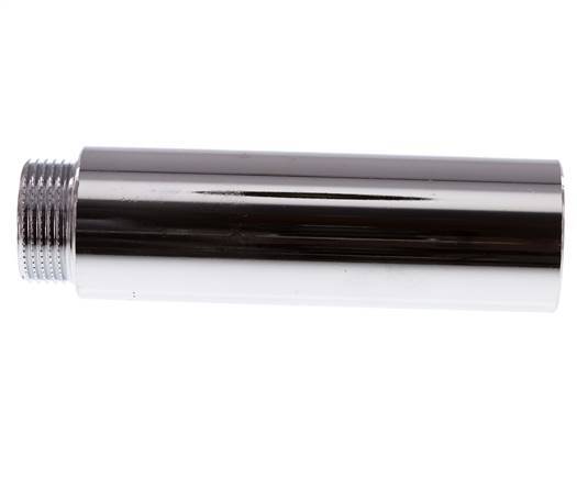 G 3/4'' F/M Extensión de latón cromado DIN 3523 - 100 mm
