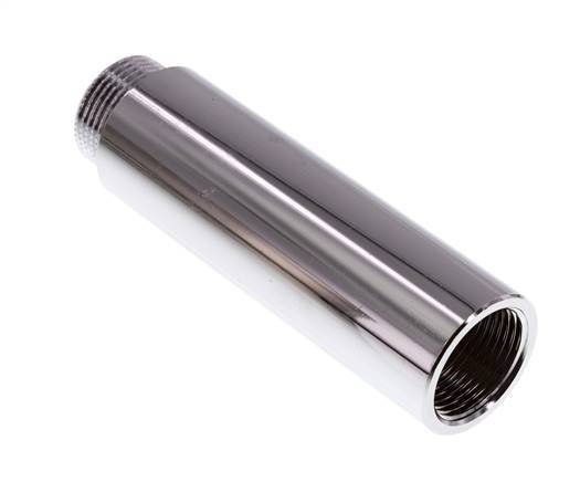 G 3/4'' F/M Extensión de latón cromado DIN 3523 - 100 mm
