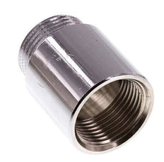 G 3/4'' F/M Extensión de latón cromado DIN 3523 - 30 mm