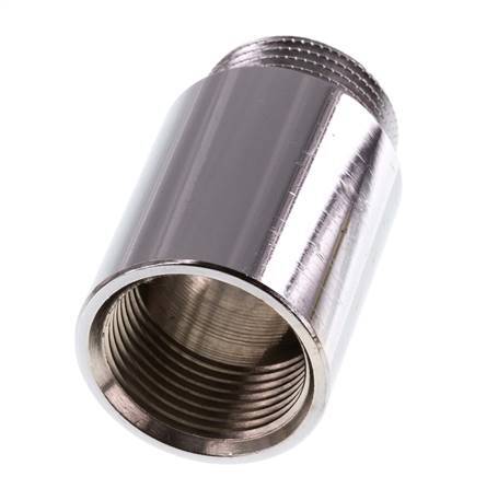 G 3/4'' F/M Extensión de latón cromado DIN 3523 - 40 mm