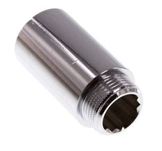 G 3/4'' F/M Extensión de latón cromado DIN 3523 - 50 mm
