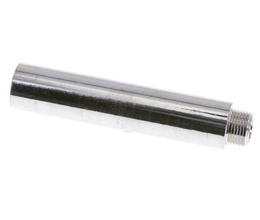 G 3/8'' F/M Extensión de latón cromado DIN 3523 - 100 mm