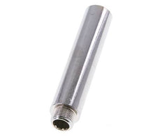 G 3/8'' F/M Extensión de latón cromado DIN 3523 - 100 mm