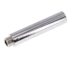 G 3/8'' F/M Extensión de latón cromado DIN 3523 - 100 mm