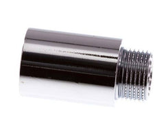 G 3/8'' F/M Extensión de latón cromado DIN 3523 - 30 mm
