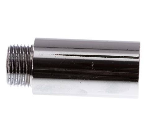 G 3/8'' F/M Extensión de latón cromado DIN 3523 - 40 mm