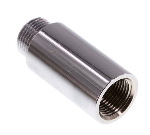 G 3/8'' F/M Extensión de latón cromado DIN 3523 - 40 mm