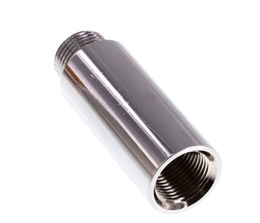 G 3/8'' F/M Extensión de latón cromado DIN 3523 - 50 mm