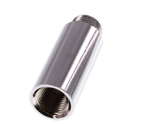 G 3/8'' F/M Extensión de latón cromado DIN 3523 - 50 mm