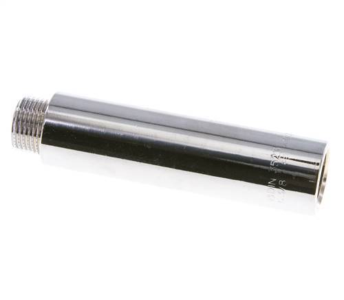 G 3/8'' F/M Extensión de latón cromado DIN 3523 - 80 mm