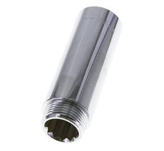 G 1'' F/M Extensión de latón cromado DIN 3523 - 100 mm