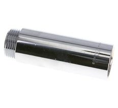 G 1'' F/M Extensión de latón cromado DIN 3523 - 100 mm