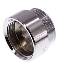 G 1'' F/M Extensión de latón cromado DIN 3523 - 15 mm