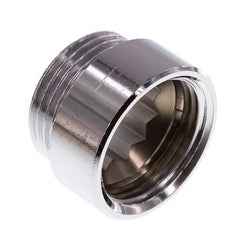 G 1'' F/M Extensión de latón cromado DIN 3523 - 15 mm