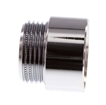 G 1'' F/M Extensión de latón cromado DIN 3523 - 20 mm