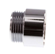 G 1'' F/M Extensión de latón cromado DIN 3523 - 20 mm