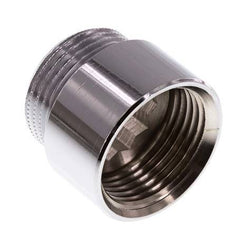 G 1'' F/M Extensión de latón cromado DIN 3523 - 20 mm