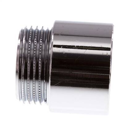 G 1'' F/M Extensión de latón cromado DIN 3523 - 25 mm
