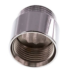 G 1'' F/M Extensión de latón cromado DIN 3523 - 25 mm