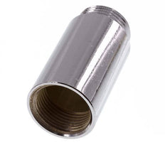 G 1'' F/M Extensión de latón cromado DIN 3523 - 65 mm