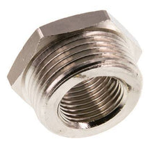 G 1/2'' x G 1'' F/M Anillo reductor de latón niquelado 16 Bar [2 Piezas]