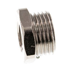 G 1/4'' x G 1/2'' F/M Nickel plated Brass Reducing Ring 16 Bar [2 Pieces]