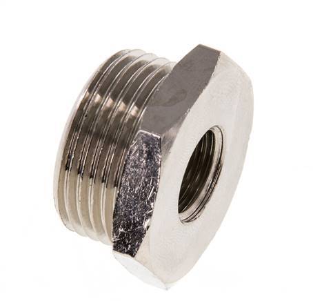 G 1/4'' x G 3/4'' F/M Nickel plated Brass Reducing Ring 16 Bar [2 Pieces]