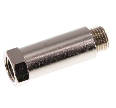 G 1/4'' F/M Nickel plated Brass Extension 16 Bar - 43 mm [2 Pieces]
