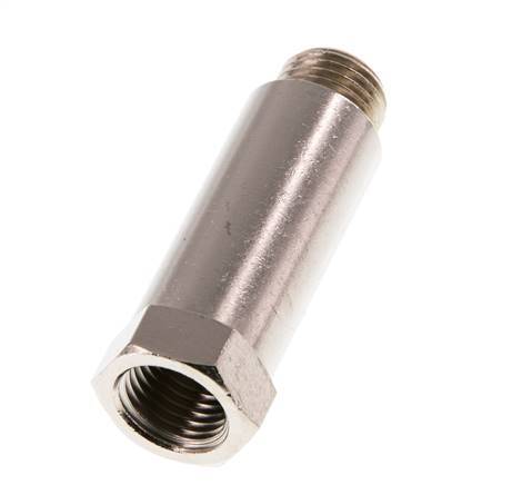 G 1/4'' F/M Nickel plated Brass Extension 16 Bar - 43 mm [2 Pieces]