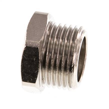 G 1/8'' x G 3/8'' F/M Nickel plated Brass Reducing Ring 16 Bar [5 Pieces]