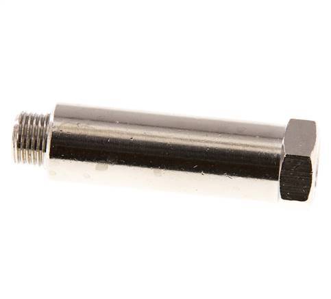 G 1/8'' F/M Nickel plated Brass Extension 16 Bar - 45 mm [2 Pieces]